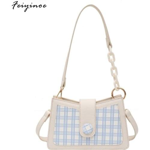 Flap Bags For Women 2020 New Quality Fashion PU Leather Shoulder Crossbody Bag Female Summer Handbags Oblique Across Packets