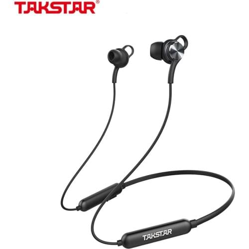 Takstar AW1 5.0 Bluetooth Earphone Sport Neckband Magnetic Wireless IPX4 Waterproof Headset Stereo Earbuds with Mic for Phone