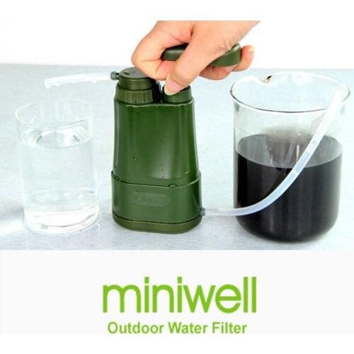 UF & carbon filter water filtration system for camping, hiking, fishing and outdoor