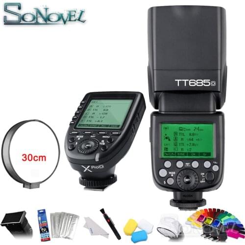 Godox TT685O Camera flash 2.4G HSS TTL GN60 Flash Speedlite+ Xpro-O Wireless Transmitter for Olympus Panasonic Lumix