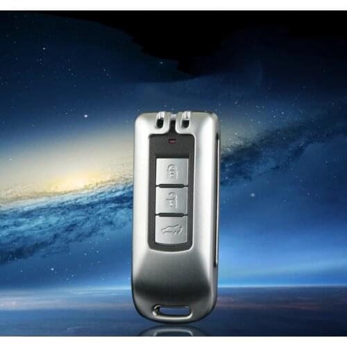 For Mitsubishi Car Zinc Alloy Key Protective Shell Key Cover Case Outlander Pajero Shogun Montero RVR Eclipse Car Accessories