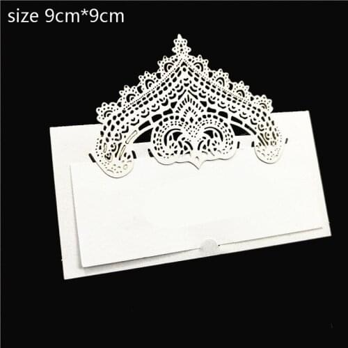 10/50pcs Laser Cut Lace Flower Table Name Place Cards Favor Table Name Message Setting Card Wedding Birthday Party Decoration 5z