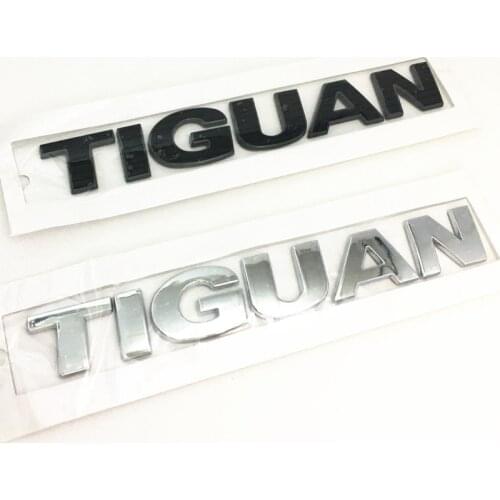10pcs ABS TIGUAN Car Rear Trunk Emblem Sticker for TIGUAN Car Decals Styling Accessories