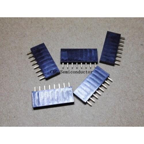 20pcs 1x8 8PIN Single Row Straight Female Pin Header Connector 2.54MM 1*8P 8PINS IC