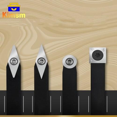 300mm Woodworking Square Rod Turning Tools Replaceable Blade Handheld Wood Spin With Aluminum Alloy Handle Lathe Turning Tools