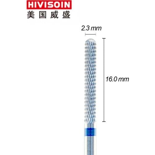 Diamond cut with prism surface (1701.023)- ISO191 -Tungsten Carbide Burs - HIVISOIN Carbide Nail Drill Bit&Dental Burs