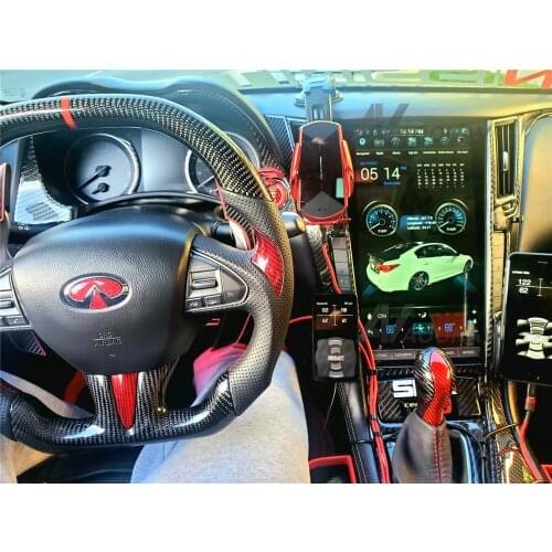 Mark 5 13.6“ ANDROID 9.0 PX6 FAST BOOT VERTICAL SCREEN NAV RADIO GPS Navigation Car Audio For INFINITI Q50 Q50L Q50S Q60 CARPLAY