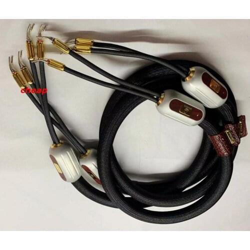 Free DHL Shipping Kharma Speaker Cable Kharma Enigma Extreme Signature Top loundspeaker cable with spade plug
