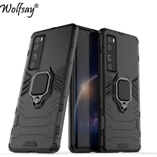 For Huawei Nova 7 Pro 5G Case Armor Magnetic Suction Stand Shockproof Full Edge Cover For Huawei Nova 7 Pro Cover Nova 7 Pro 5G