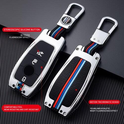 Zinc Alloy Car Remote Key Cover Case Shell For Mercedes benz A C E S G GLS CLA Class W213 W177 W205 W222 X167 W177 Accessories