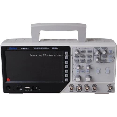 Hantek DSO4072C DSO4102C DSO4202C Digital Storage Oscilloscope 2CH 70-200MHz,1 Channel Arbitrary/Function Waveform Generator
