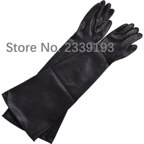 Acid-resistant glove box/vacuum box gloves are 0.8-1.2 thick