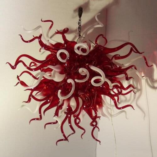 Round Shape Modern Hand Blown Glass Crystal Chandelier Lighting