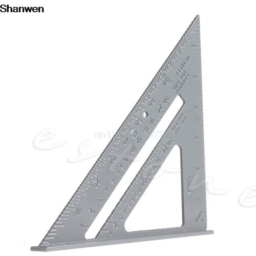 Ruler Measuring Tool Aluminum Alloy Speed Square Protractor Miter Framing Measurement Measuring Tool