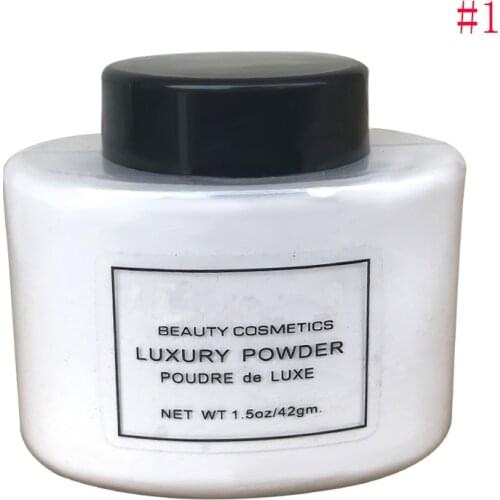 1Pc Natural Face Makeup Smooth Skin Long-lasting Loose Powder Oil Control Waterproof Mineral Fixed Make Up Setting Powder