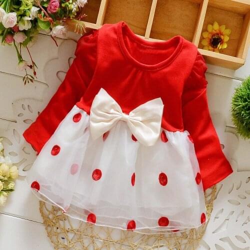 Baby girls clothes autumn long sleeve dresses