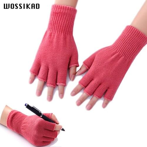 Gloves Half Finger Winter Gloves Knitting Guantes Driving Gloves 2019 Dropshipping Luvas Motociclismo Eldiven Rekawiczki Mittens