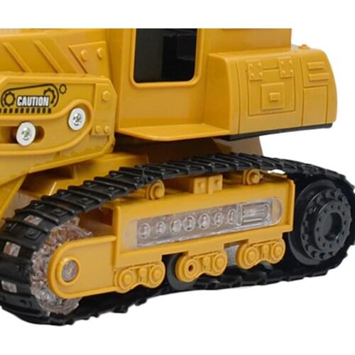 Prettyia Remote Controlled Toy RC Engineering Vehicles Child Toy -Bulldozer