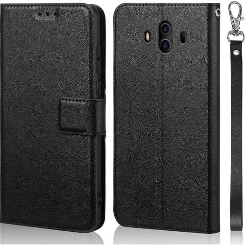 Luxury Flip Case For Huawei Mate 10 Cover Original Book Design Leather Phone Coque Wallet Capa Stand With Strap Card