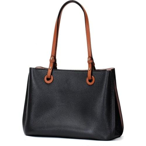 Genuine Leather Tote Handbag Casual Crossbody Bags for Women 2021 Ladies Luxury Designer High Quality Shoulder Bag Large