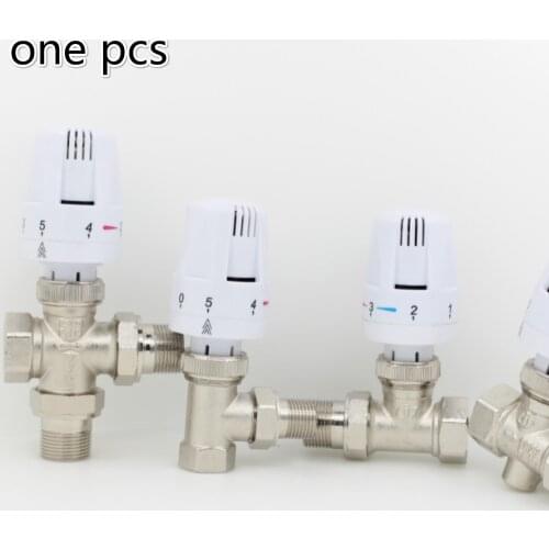 Thermostat radiator control Thermostatic radiator valve brass valve Thermostatic radiator head DN15 DN20 DN25