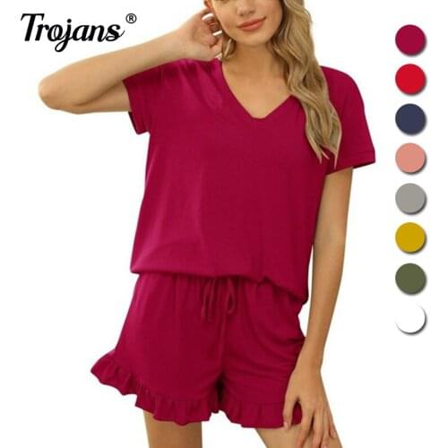TROJANS Womens Summer Pajamas