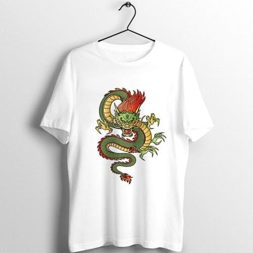 Harajuku Vintage Chinese Dragon Print Tshirt women Summer Ulzzang Casual Oversized Top T-Shirt Female Streetwear Tops Tees