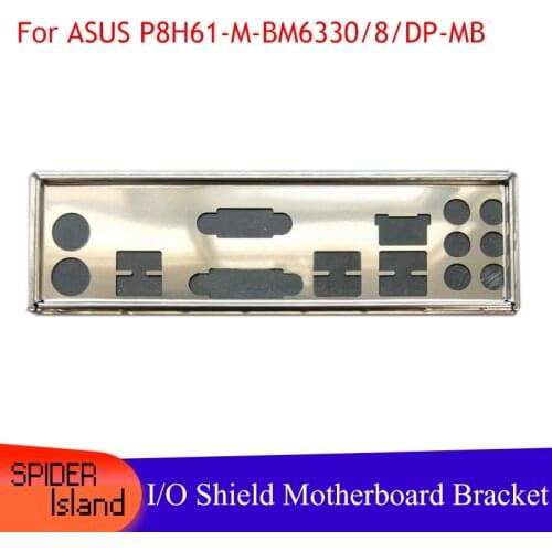 I/O Baffle Shield Back Plate for ASUS P8H61-M-BM6330/8/DP-MB Motherboard Baffle Rear Panel Chassis Motherboard IO Bracket