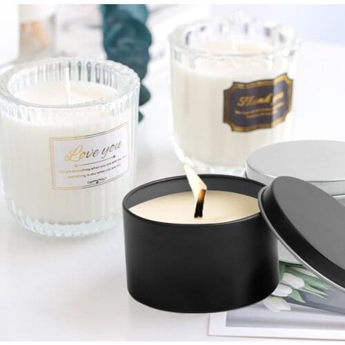 1PC Art Craft Skin Care Beauty Samples Pot Candle Making DIY Salves Cosmetic Candle Tins Storage Box Empty Container Round Meta