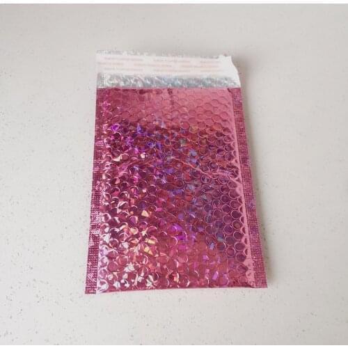 28x37cm+6 45pcs Laser Rose Red Color Puzzle Packaging Bubble Bag Waterproof Foam Material