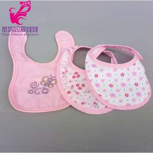 40cm Baby Doll Bib Accessories 43cm Baby Doll Cap Gloves