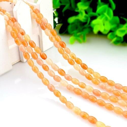5*8mm Natural Red Aventurine Nugget Side Hole Free Form Loose Beads 15" Genuine Stone Jewelry Making