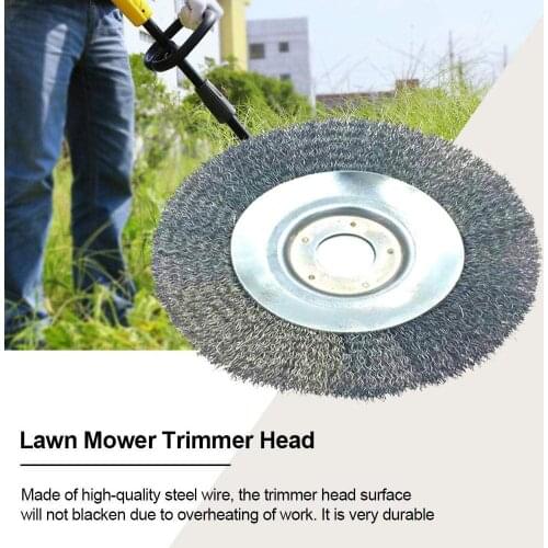 6''/8'' Garden Steel Wire Grass Weeds Trimming Head Rusting Brush Cutter Replacement Trimmer Head Lawn Mower Accessory