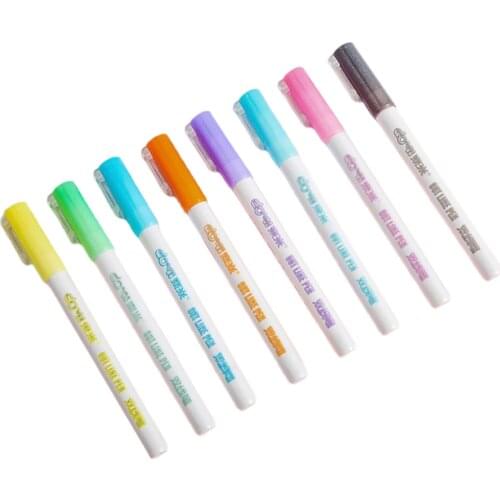 8PCS Double Line Pens Writing Drawing Doodle Marker Pen DIY Craft Card Making