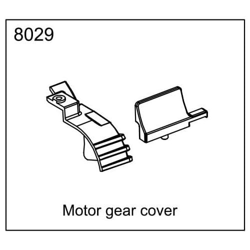ZD racing EX07 accessories super sports car 1/7 original accessories 8029 motor gear cover