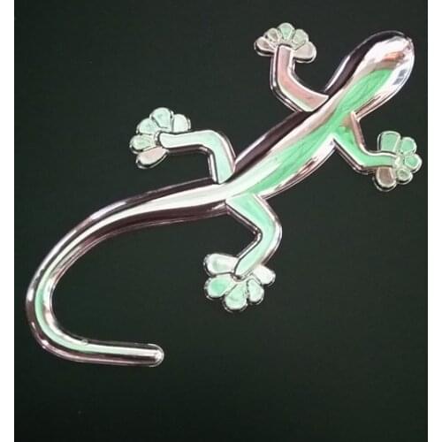 Alijunda 3D Gecko Shape Chrome Badge Emblem Decal for Suzuki SX4 SWIFT Alto Liane /Grand Vitara/ Jimny/ S-Cross/ Splash/ Kizashi