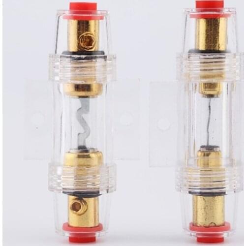 Car Audio Amplifier Subwoofer Installation Wiring Transparent Fuse Fuse Fuse 30A 40A 60A 80A 100A Optional
