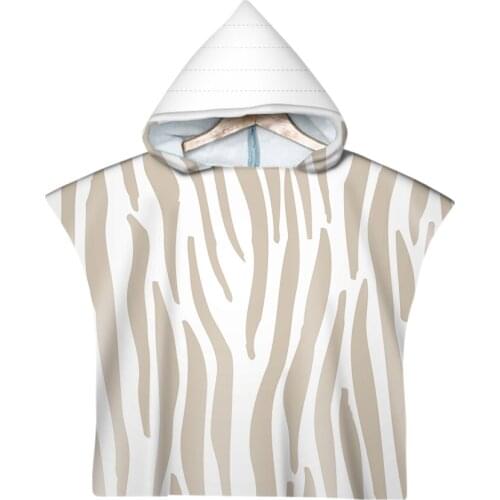 Free shipping Zebra Stripe Polka Dots Waves Flower Floral Print Baby Kids Hooded Pool Swim Beach Poncho Towel Gift