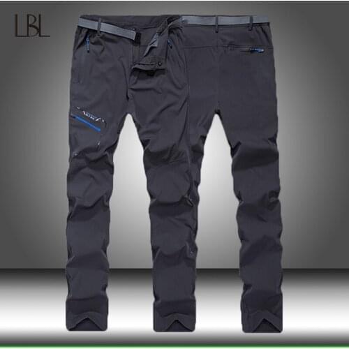 Outdoor Hiking Tactical Waterproof Pants Men Climbing Quick Dry Fishing Trekking Softshell Trousers Mens Casual Cargo Pants