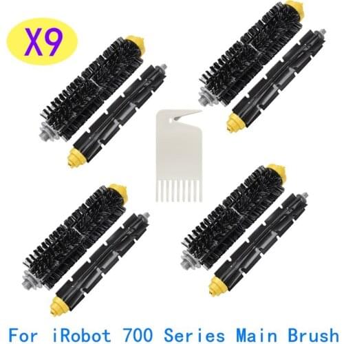4 Set Washable Main Roller Brush Accessories for iRobot Roomba 700 Series 760 770 780 790 Roomba Vacuum Cleaner Kits Parts