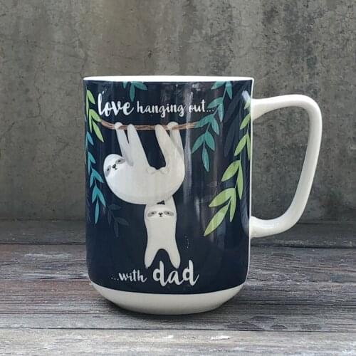 Creative Rare Sloth Animal Ceramics Mugs Coffee Mug Milk Tea Office Cups Drinkware Birthday Gift