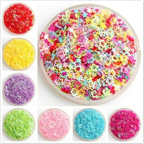3mm Hollow Flower Star Shape PVC Loose Sequins Paillettes Nail Art Manicure Women Diy Wedding Decoration Confetti 10/20g