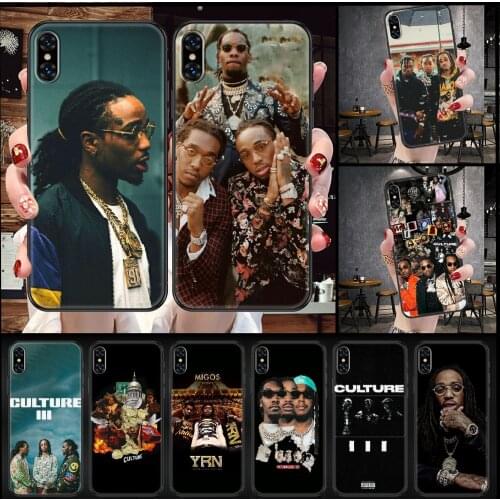 Quavo offset Migos Phone Case Cover Hull For iphone 5 5s se 2 6 6s 7 8 12 mini plus X XS XR 11 PRO MAX black painting prime