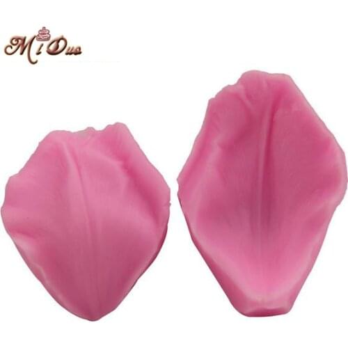 Magnolia Petal Veiner Silicone Veiner TulipFlower Cutter Cake Decorating Moulds Cookie Mould
