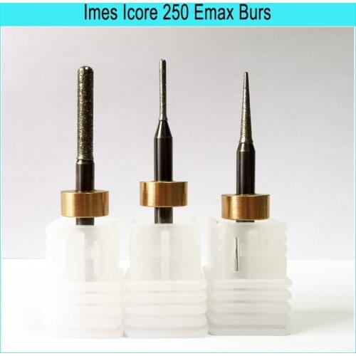 Compatible with imes-icore®-3/6mm 250I, 350I shank milling burs for Emax Ceramic glass bur