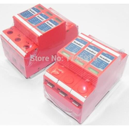 Top quality 3 phase DC 1000V SPD 20/40KA power surge protection device for solar system