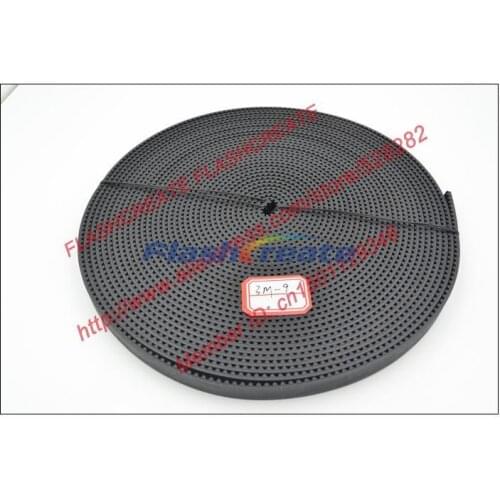 High Quality 5meters 3M timing belt 3M 9 Open ended timing belt width 9mm 3M-9 HTD3M Rubber belt