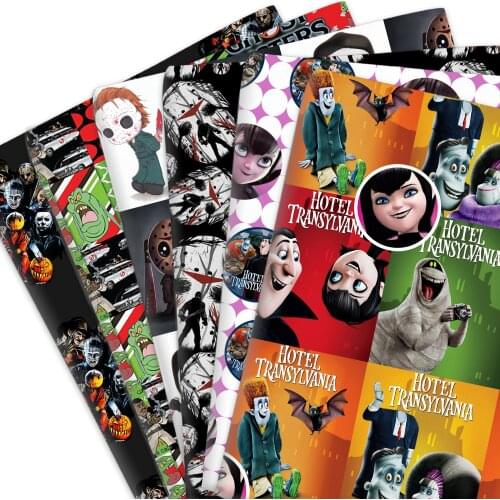 50*145cm Horror Vampire Cartoon Movie 100% Pure Or Polyester Cotton Material Patchwork Sewing Fabric Quilt Needlework DIY Cloth
