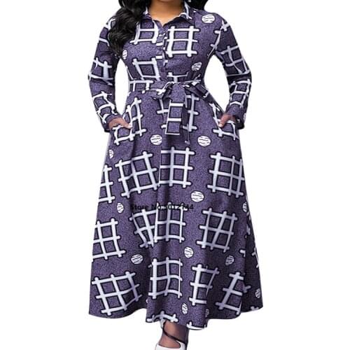 African Dresses For Women 2020 Dashiki Long Maxi Dress Bazin Riche African Clothing Long Sleeve Dresses Africa Clothes