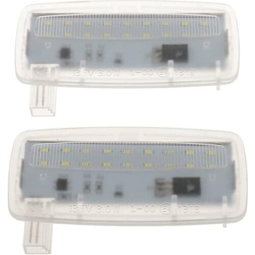 2PCS Number License Plate Light Lamp For BMW E87 E81 E875D F20 E63 E64 E64 F12 F13 F13 F06 F06 For Alfa Romeo Brera Giulietta